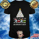 Christmas 2020 The One Where We Were Quarantine Santa Wear Mask Toilet Paper Xmas Shirt