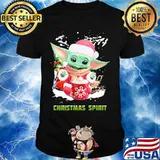 Christmas Spirit Yoda Baby Wear Pajama Santa Xmas Shirt