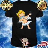 Dabbing Cupid In A Mask Covid 19 Valentines Day Dab Shirt