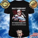 Dale Earnhardt 20th Anniversary 2001 2021 Thank You For The Memories Signature Shirt