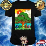 Dark Star Grateful Dead Steal Dancing Bear Under The Tree Sunset Shirt