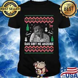 Das Gibt Ne Anzeige Smoking Urgly Xmas Shirt
