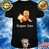 Diaper Don Donald Trump Baby Cry Election Shirt