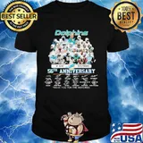 Dolphins Miami 56th Anniversary Thank You For The Memories Signature Football Shirt