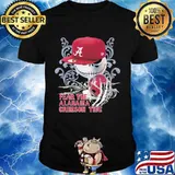 Fear The Alabama Crimson Tide Skull Wear Hat Logo Team Shirt