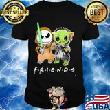 Friends With Baby Yoda And Jack Skelington Shirt
