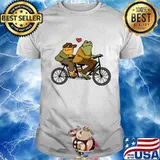 Frog And Toad Are Gayyy Sticker Shirt