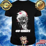 Go Chiefs Kansas City Football Skull Shirt