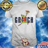 Grinch Hand Gift Wear Pajama Merry Christmas Shirt