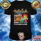 Hallmark Christmas Movies Inside Because It’s Too People Outside Grinch Heater Shirt