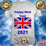 Happy New Year The 2021 United Kingdom Flag Shirt