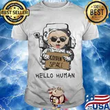 Hello Human Golden's Space Dog Astronaut Shirt