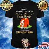I Don’t Always Listen To Pink Floyd But When I Do I Get Comfortably Numb Snoopy Drinking Beer And Woodstock Shirt