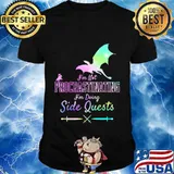 I'm Not Procrastinating I'm Doing Side Quests Toothless Girl Gamer Shirt