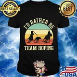 I’d Rather Be Team Roping Vintage Shirt