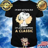 I’m Not Getting Old I’m Just Becoming A Classic Snoopy Wear Sunglasses Shirt