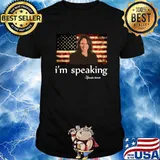 I’m Speaking Excuse Me I'm Speaking Kamala Harris American Flag Shirt