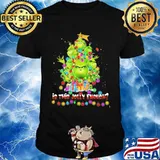Is This Jolly Enough Lights Grinch Christmas Tree Xmas Shirt