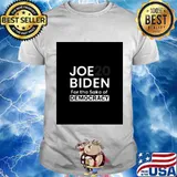 Joe Biden For Sake Democracy White Grey Shirt