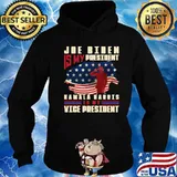 Joe Biden Is My President Kamala Harris Is My Vice President American Flag Shirt Hoodie