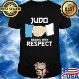 Judo Begins With Respect Shake Hands Shirt