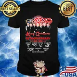 King Crimson 52nd Anniversary 1968 2020 Thank You For The Memories Signature Red Shirt