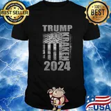Kraken Octopus Trump 2024 Election American Flag Shirt
