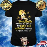 Let Your Smile Change The World But Don’t Let The World Change Peanuts Snoopy Shirt