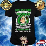Mental Health Warrior The Kind Of Woman My Feet Hit The Floor Each Morning The Devil Says Ribbon Warrior Shirt