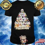 Merry Steelersmas Xmastree Pittsburgh Steelers Football Shirt