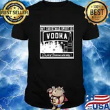 My Christmas Spirit is Vodka funny drinker's holiday novelty T-Shirt