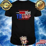 Nurse For Trump 2020 Vaccine Corona Virus American Flag Shirt