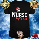 Nurse I Am Red Bow Christmas Shirt