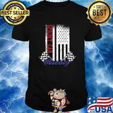 Official American Flag Sprint Car Racing Shirt