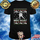 Official Hockey Merry Christmas Shirt