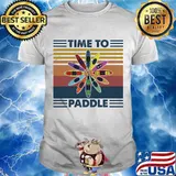 Official Time To Paddle Kayak Vintage Shirt