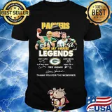 Packers Green Bay Legends Thank You For The Memories Signature Shirt