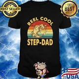 Reel Cool Step-Dad Fishing Father's Day Vintage Shirt