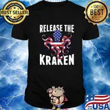 Release The Kraken Trump Biden Usa Elections Octopus Shirt