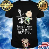 Snoopy And Friend Today I Choose To Be Gratefull Music Dancing Bear Shirt