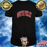 South Philly Philadelphia Pa Varsity Style Red Text Shirt