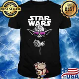 Star Wars Yoda Wear Sunglasses Purple Shirt