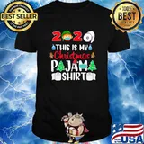 This Is My Christmas Pajama Elf Wear Mask Toilet Paper Shirt