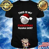 This Is My Christmas Pajama Volleyball Xmas Shirt
