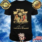 Tim Mopaw 30th Anniversary 1990 2020 Thank You For The Memories Signature Shirt