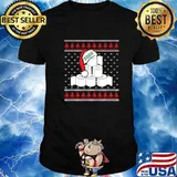 Toilet Paper Christmas Tree Santa Hat 2020 Ugly Xmas Shirt