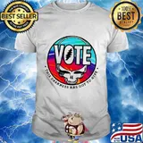 Vote This Darkness Has Got To Give Skull Greatful Dead Shirt