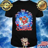 We Are Never Too Old For Christmas Disney Stitch Santa Shirt