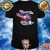 We The People Are Fed Up Ribbon Eagle American Flag Shirt