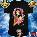 Wonder Woman Signature American Superhero Film Shirt